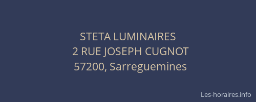 STETA LUMINAIRES