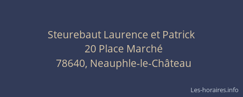Steurebaut Laurence et Patrick