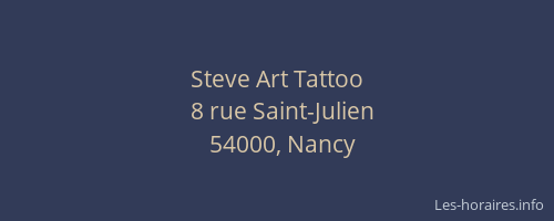 Steve Art Tattoo