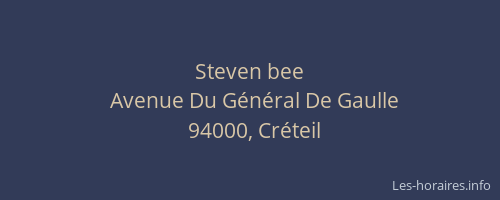 Steven bee