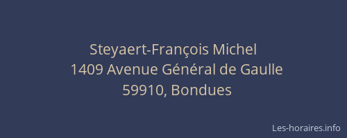 Steyaert-François Michel