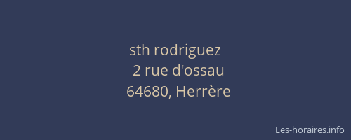 sth rodriguez