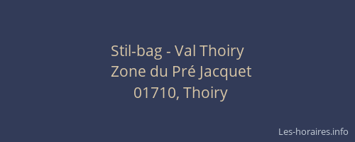 Stil-bag - Val Thoiry