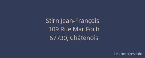 Stirn Jean-François