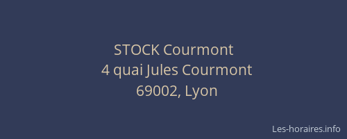 STOCK Courmont