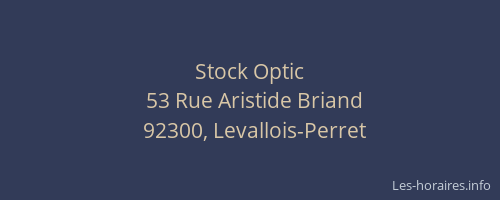 Stock Optic