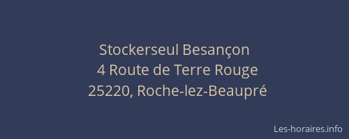 Stockerseul Besançon
