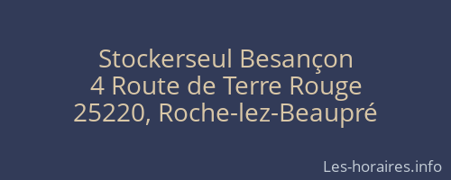 Stockerseul Besançon