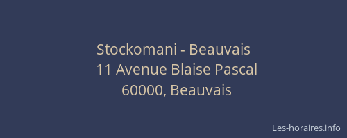 Stockomani - Beauvais