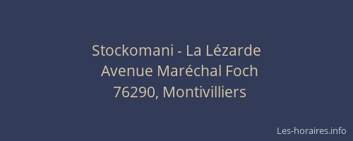 Stockomani - La Lézarde