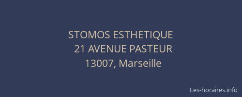 STOMOS ESTHETIQUE