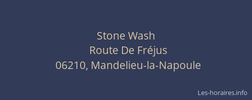 Stone Wash