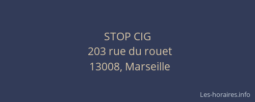 STOP CIG