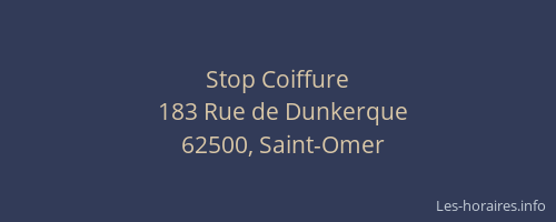 Stop Coiffure