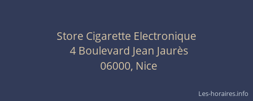 Store Cigarette Electronique
