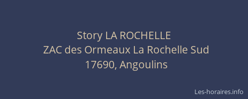 Story LA ROCHELLE
