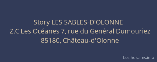 Story LES SABLES-D'OLONNE