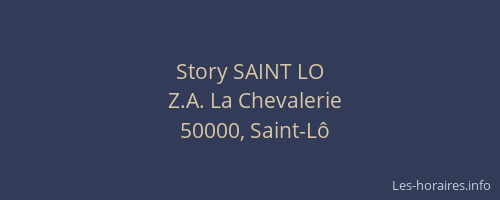 Story SAINT LO