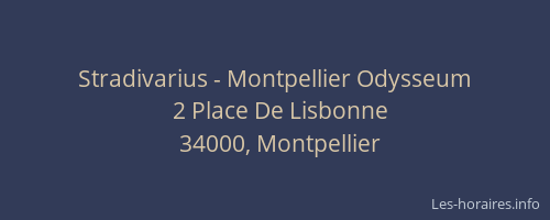 Stradivarius - Montpellier Odysseum