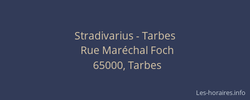 Stradivarius - Tarbes