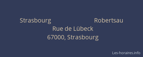 Strasbourg                              Robertsau
