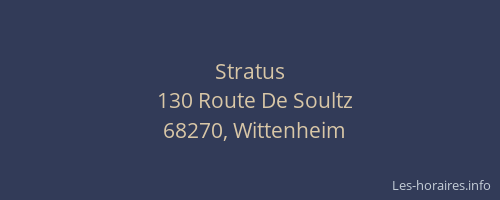Stratus