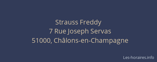 Strauss Freddy