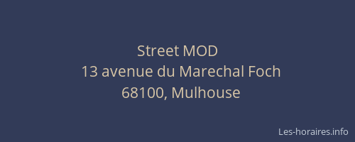 Street MOD