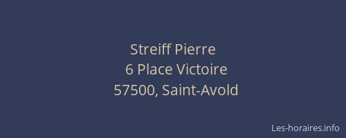 Streiff Pierre