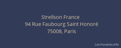 Strellson France