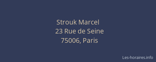 Strouk Marcel