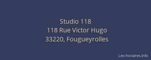 Studio 118