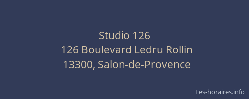 Studio 126