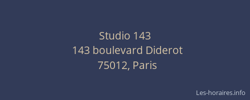 Studio 143