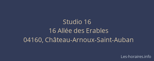 Studio 16