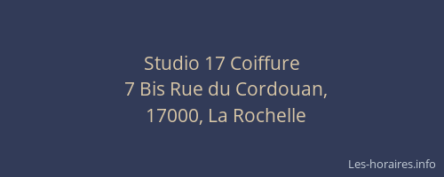 Studio 17 Coiffure