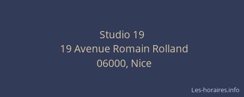 Studio 19