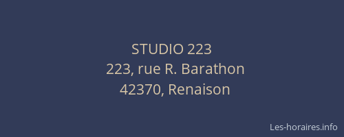 STUDIO 223