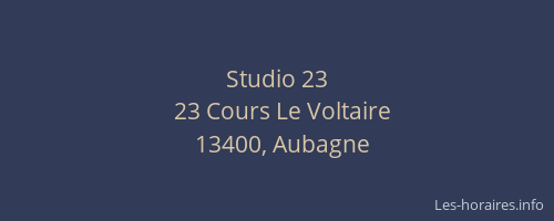 Studio 23