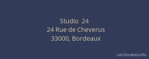 Studio  24