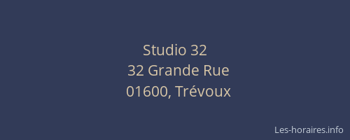 Studio 32