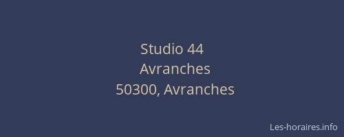 Studio 44