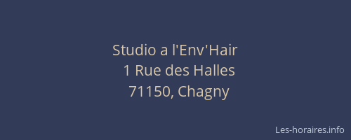 Studio a l'Env'Hair