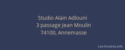 Studio Alain Adlouni