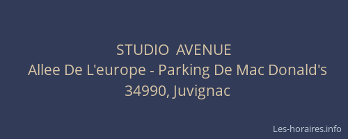 STUDIO  AVENUE