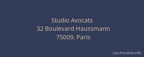 Studio Avocats