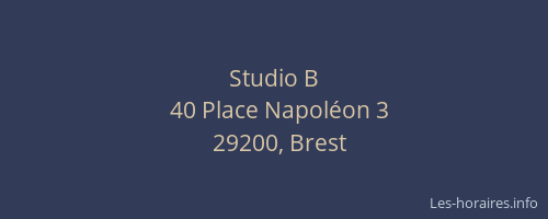 Studio B