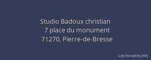 Studio Badoux christian