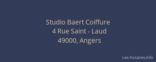 Studio Baert Coiffure