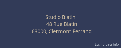 Studio Blatin